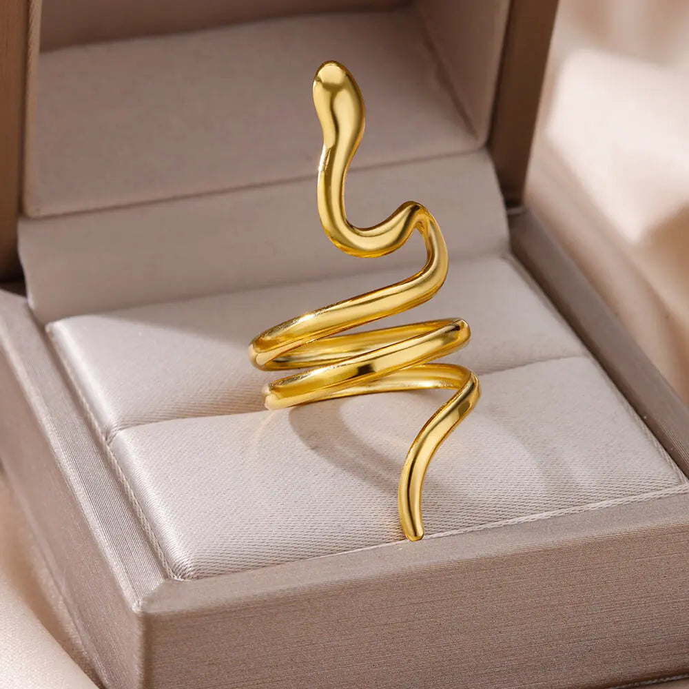 EternaGold – 316L Stainless Steel Couple Rings