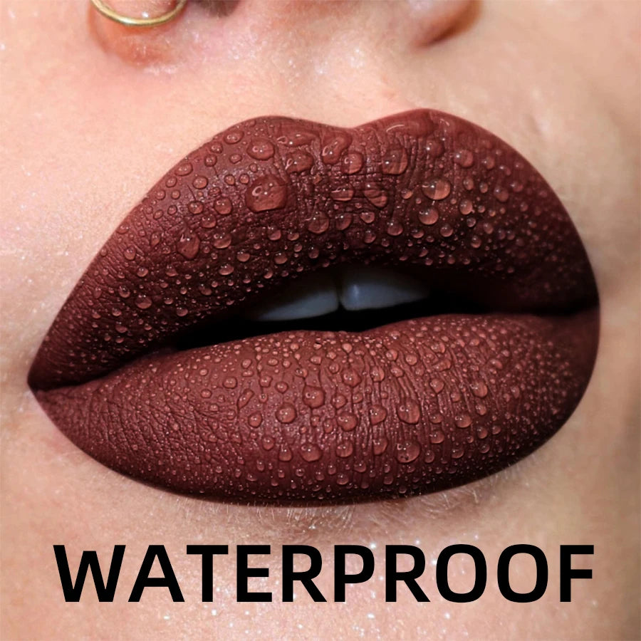 VelvetRush – 19-Color Matte Waterproof Liquid Lipstick Collection