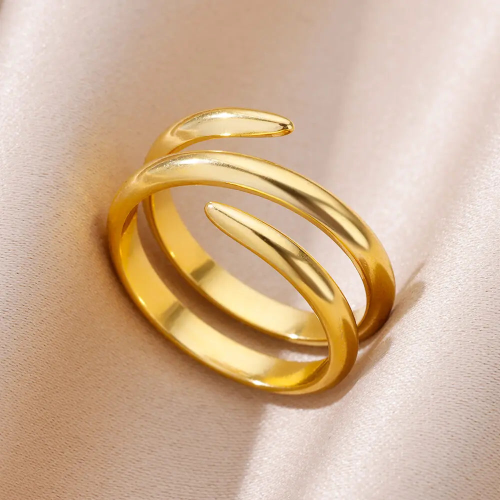EternaGold – 316L Stainless Steel Couple Rings