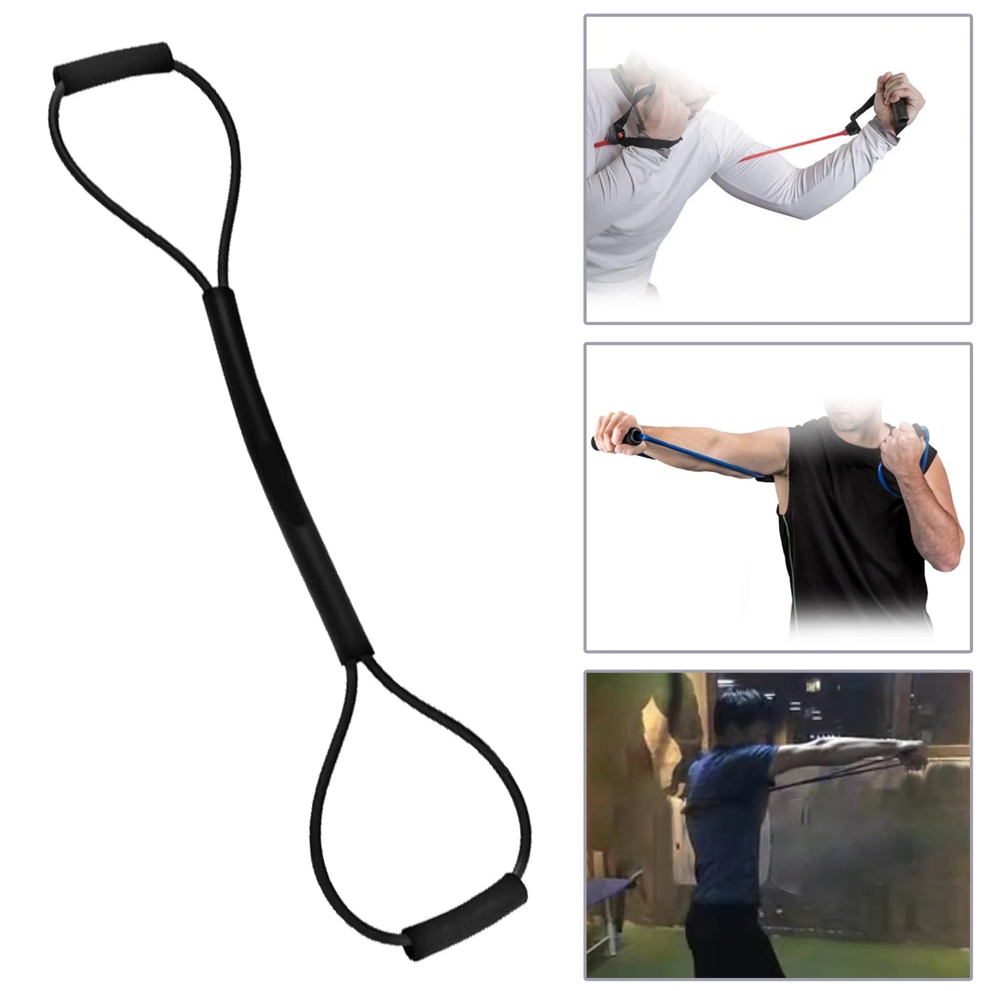 Shadow Boxing Resistance Bands – 35LB Indoor Training Rope