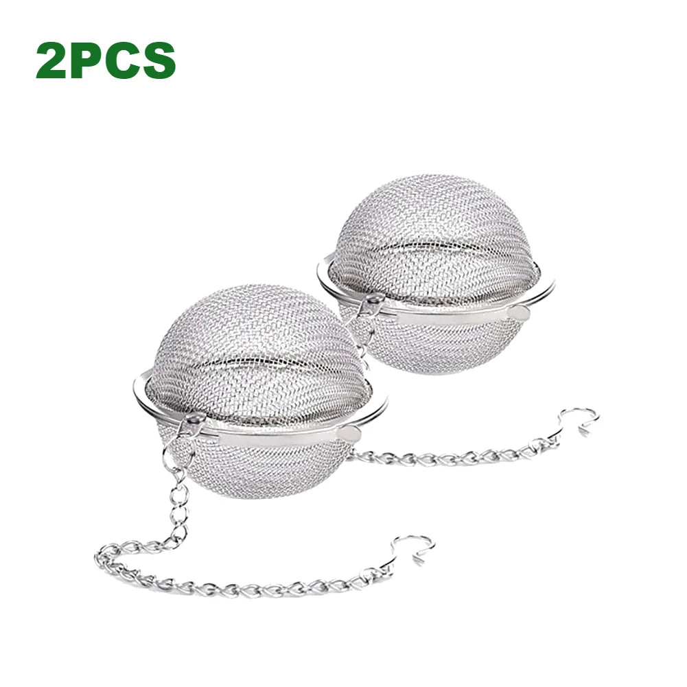 Tea Infuser – Stainless Steel Mesh Ball with Chain