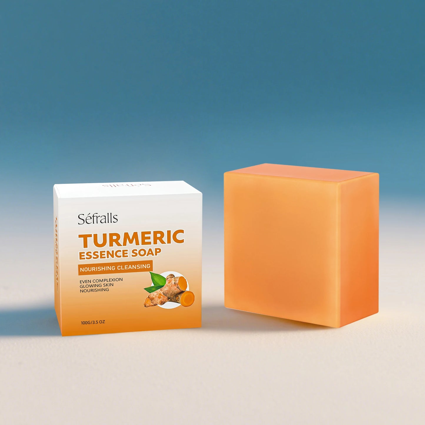 Turmeric Soap – Handmade Brightening & Anti-Acne Bar (100g)