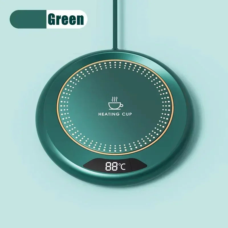 Electric Coffee Mug Warmer – Auto Shut-Off Thermostat Coaster for Office & Travel