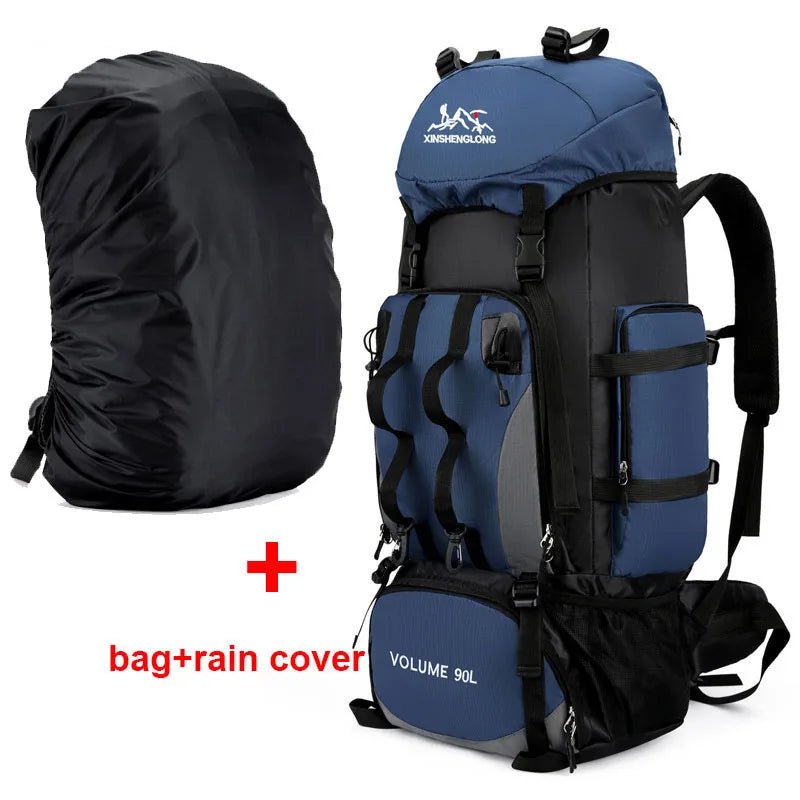 90L Waterproof Hiking & Camping Backpack – Large Outdoor Trekking Rucksack